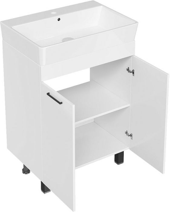 Тумба с раковиной DIWO Брянск 60 цвет Белый