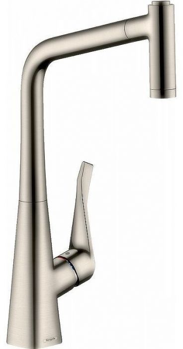 Смеситель для кухни Hansgrohe Metris M71 320 14780800 Сталь