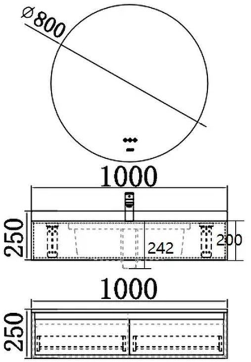 Тумба под раковину Arrow 100 ADGMD10G4035WF-DJA_1 цвет Хаки меламин Тумба под раковину Arrow 100 ADGMD10G4035WF-DJA_1 цвет Хаки меламин