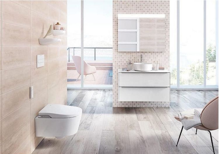 Унитаз биде Roca Inspira In-Wash 803060001 подвесной с сиденьем Микролифт