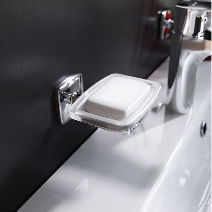 Комплект мебели для ванной AM.PM Gem S 60 BK91GC Светлый дуб со смесителем для раковины и аксессуарами