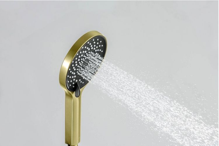 Душевой гарнитур Aquatek Лугано AQ2035BG цвет Золото шлифованное