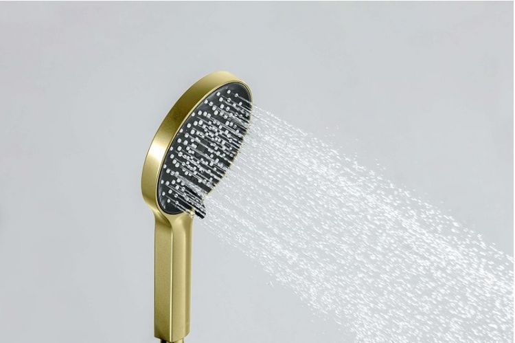 Душевой гарнитур Aquatek Лугано AQ2035BG цвет Золото шлифованное