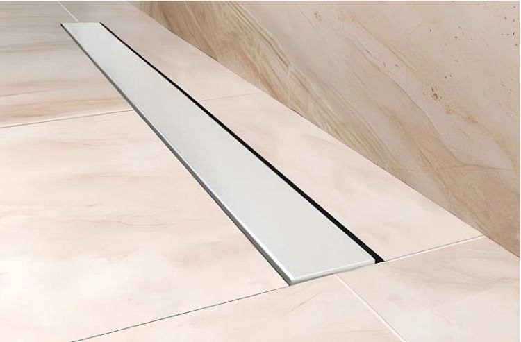 Душевой лоток Bettoserb Frameless Line 95 13701328 с Белой матовой решеткой / под плитку