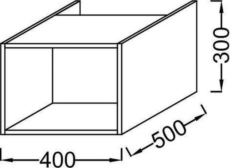 Полка Jacob Delafon Parallel 40 EB593-E10 цвет Квебекский дуб