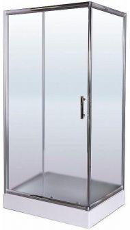 Душевой уголок Esbano ESR-8021 120x80 ESUGR8021 профиль Хром стекло рифленое