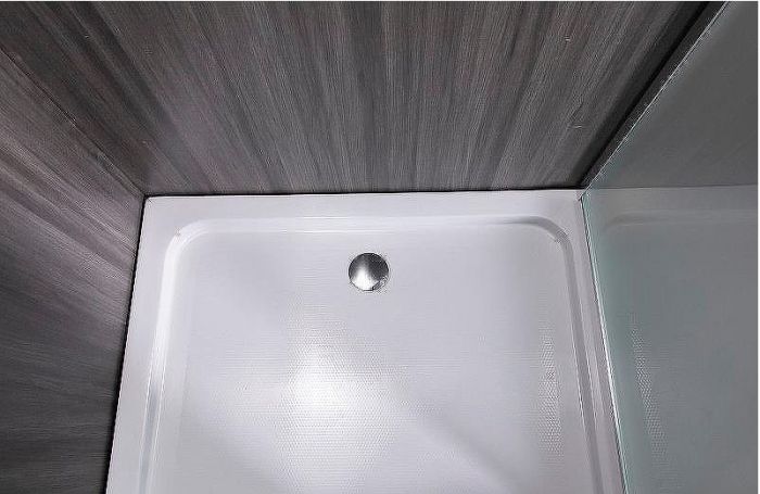 Душевой уголок Esbano ESR-8021 120x80 ESUGR8021 профиль Хром стекло рифленое