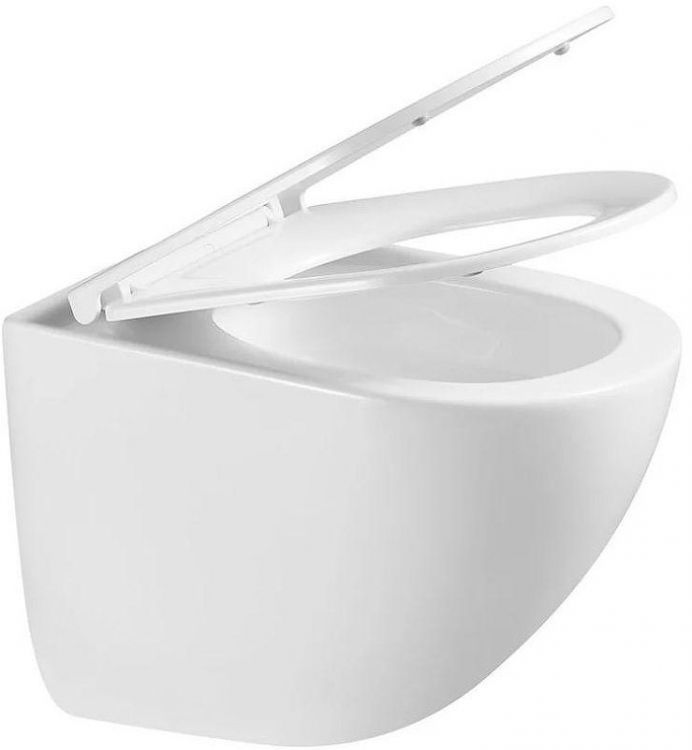 Унитаз Sintesi SIN-TS-ELL-153 подвесной цвет Белый матовый с сиденьем Микролифт Унитаз Sintesi SIN-TS-ELL-153 подвесной цвет Белый матовый с сиденьем Микролифт