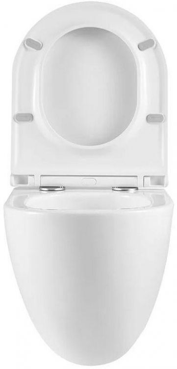 Унитаз Sintesi SIN-TS-ELL-153 подвесной цвет Белый матовый с сиденьем Микролифт Унитаз Sintesi SIN-TS-ELL-153 подвесной цвет Белый матовый с сиденьем Микролифт
