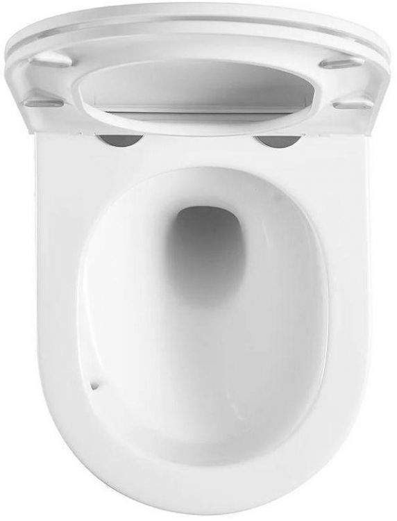 Унитаз Sintesi SIN-TS-ELL-153 подвесной цвет Белый матовый с сиденьем Микролифт Унитаз Sintesi SIN-TS-ELL-153 подвесной цвет Белый матовый с сиденьем Микролифт