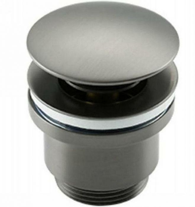 Донный клапан Frap F62-9 click-clack Оружейная сталь