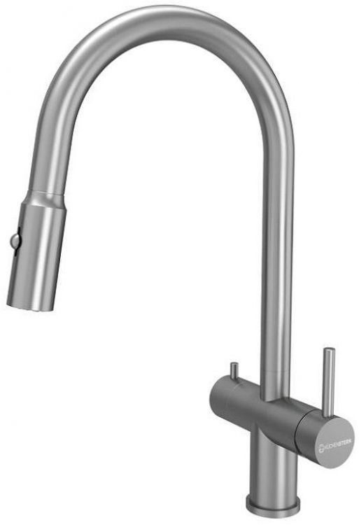 Смеситель для кухни KUCHENSTERN BRUNN-FS 751SS80 цвет Нержавеющая сталь