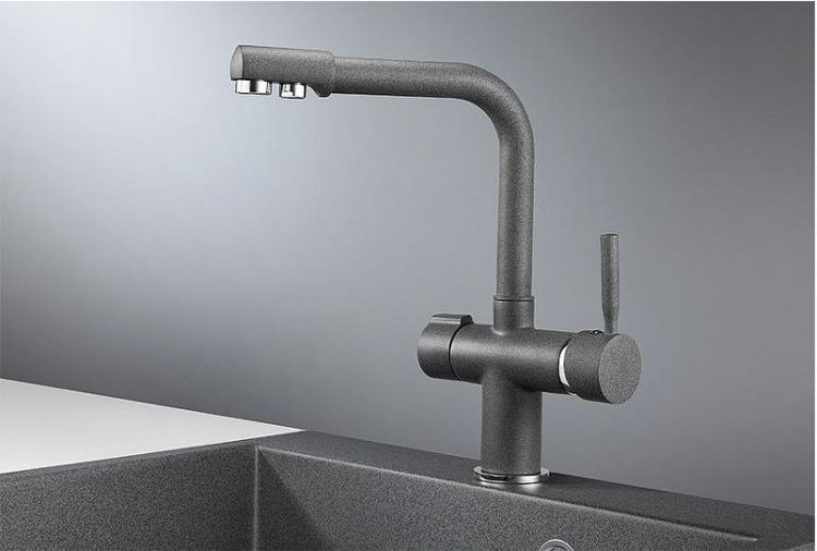 Смеситель для кухни Granula 2088 цвет Графит Смеситель для кухни Granula 2088 цвет Графит