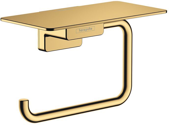 Hansgrohe AddStoris Держатель т/б с полкой, цвет: полированное золото