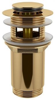Донный клапан Wellsee Drainage System 182131000 click-clack цвет Золото