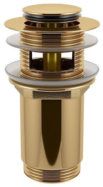 Донный клапан Wellsee Drainage System 182131000 click-clack цвет Золото