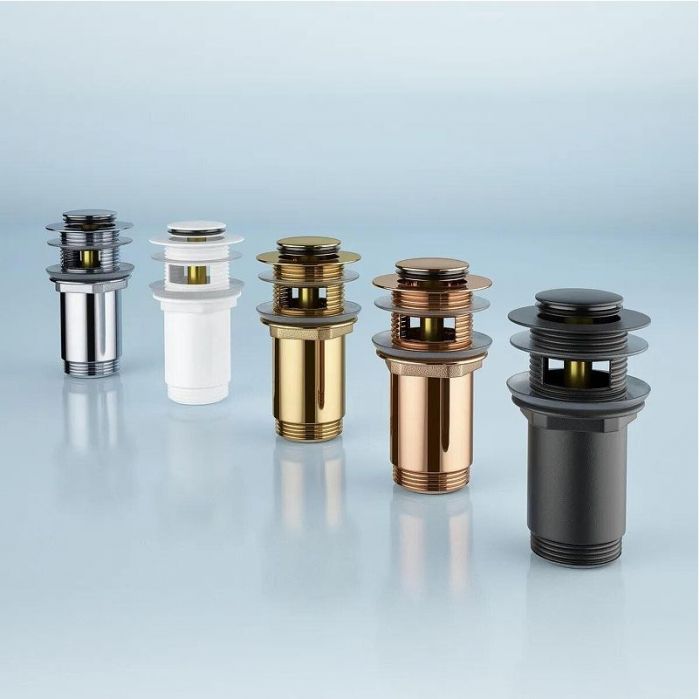 Донный клапан Wellsee Drainage System 182131000 click-clack цвет Золото