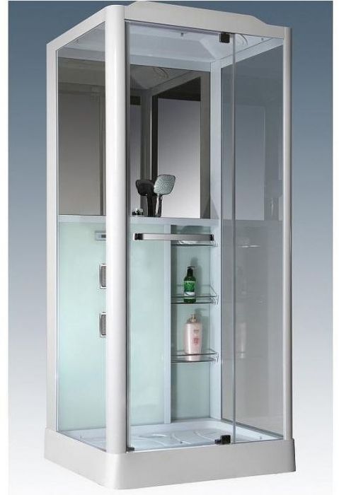 Душевая кабина Grossman GR-121 90x90 профиль Белый стекло прозрачное