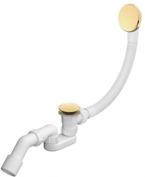 Слив-перелив Wellsee Useful Extras 231915000 click-clack цвет Золото