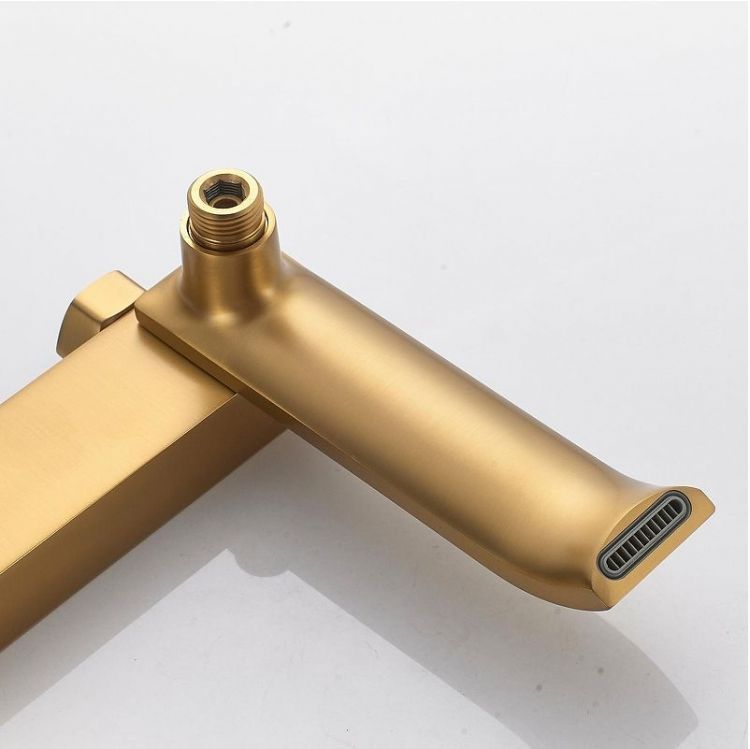 Смеситель для ванны Shevanik S4002G цвет Золотой сатин Смеситель для ванны Shevanik S4002G цвет Золотой сатин