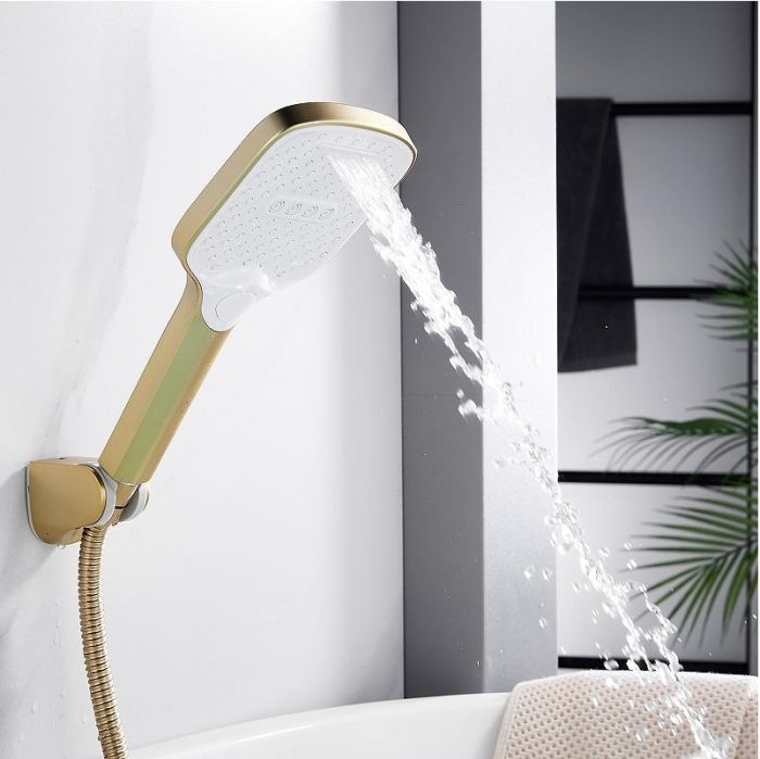 Смеситель для ванны Shevanik S4002G цвет Золотой сатин