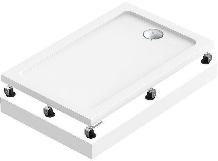 Акриловый поддон для душа Bas Олимпик 110х80 ПН00055 Белый