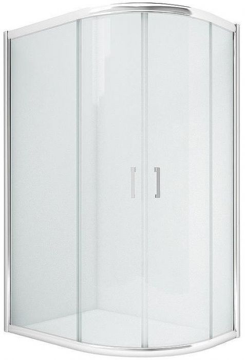 Душевой уголок New Trendy New Varia Chrome 100х80 K-0507 профиль Хром стекло прозрачное