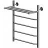 Водяной полотенцесушитель Aquanet Fiona 60x50 266740 с полкой Хром