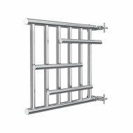 Полотенцесушитель Ника ПМ 6-50/50 с полочкой водяной