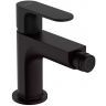 Hansgrohe Rebris S Смеситель для биде, 1 отв., с донным клапаном, цвет: черный матовый