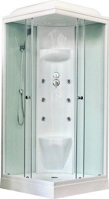 Душевая кабина Royal Bath RB 90HP7-WT-CH (белое/прозрачное)