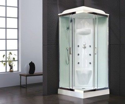 Душевая кабина Royal Bath RB 90HP7-WT-CH (белое/прозрачное)