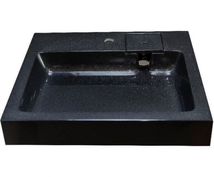 Раковина Stella Polar Солярис 60 SP-00001339 на стиральную машину Черный металлик