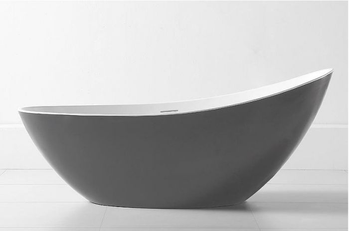 Акриловая ванна Abber AB9233G 184х79 без гидромассажа