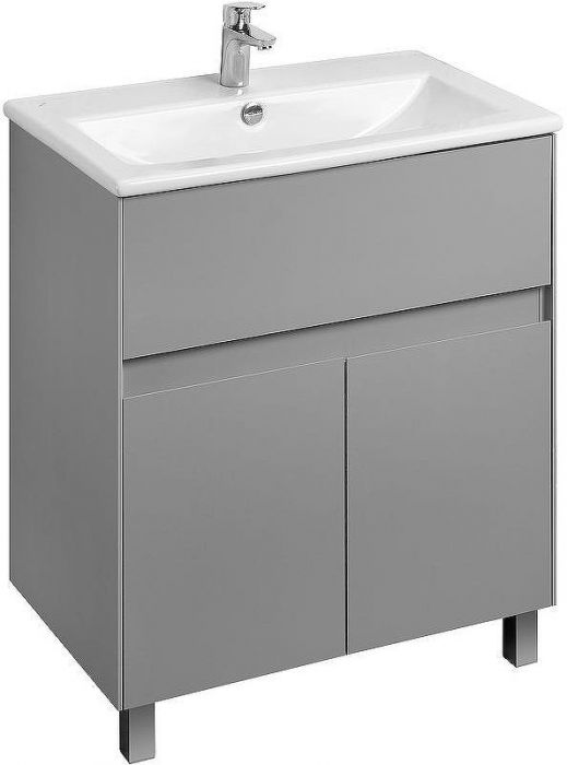 Тумба под раковину Aquaton Форест 75 1A278301FR4D0 Туманный серый