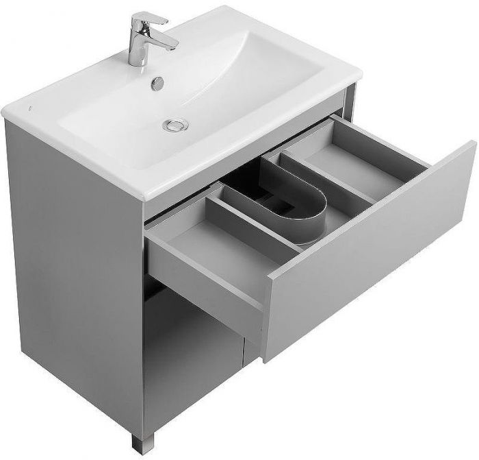 Тумба под раковину Aquaton Форест 75 1A278301FR4D0 Туманный серый