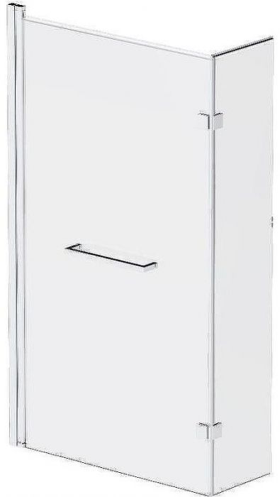 Шторка на ванну Damixa Skyline 80х140 DX35WBS-D7W1-150MT профиль Хром стекло прозрачное