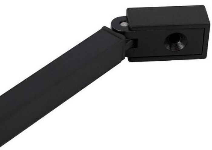 Шторка на ванну Cezares Liberta 80 LIBERTA-V-1-TB-80/155-C-NERO профиль Черный матовый стекло прозрачное