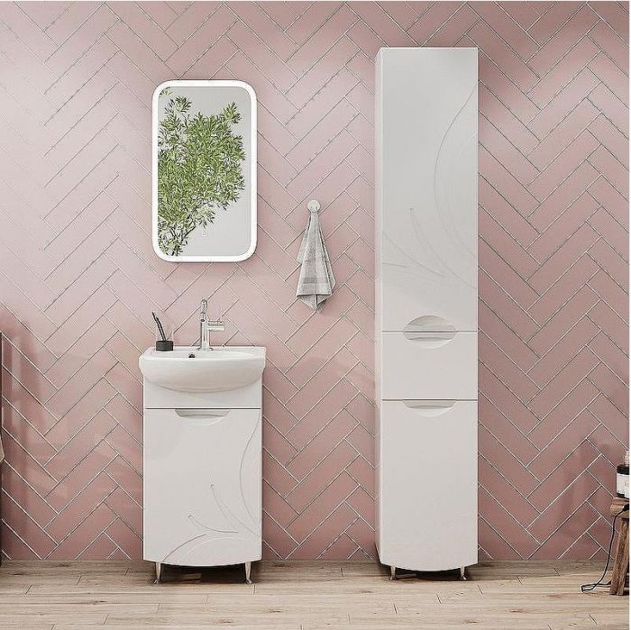 Тумба под раковину Volna Adel 45.1D tnADEL45.1D-01 Белая