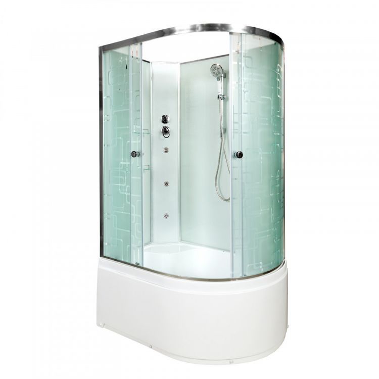 Душевая кабина Deto ЕМ4512L N с гм. 120x80x200