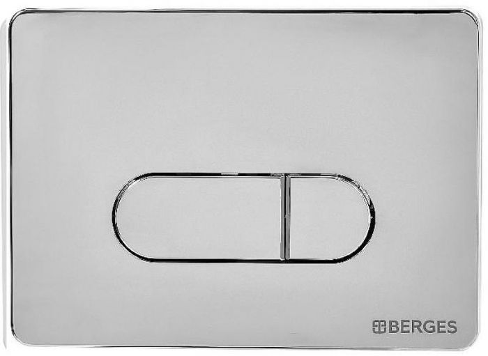 Клавиша смыва Berges Novum D3 040033 Хром