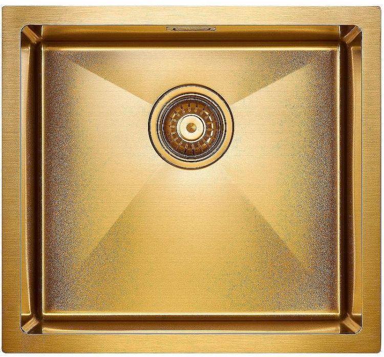 Кухонная мойка Paulmark Aller 48 Uni PM804844-BG Брашированное золото Кухонная мойка Paulmark Aller 48 Uni PM804844-BG Брашированное золото