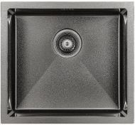 Кухонная мойка Paulmark Gerberg 48 Uni PM254844-GM Вороненая сталь