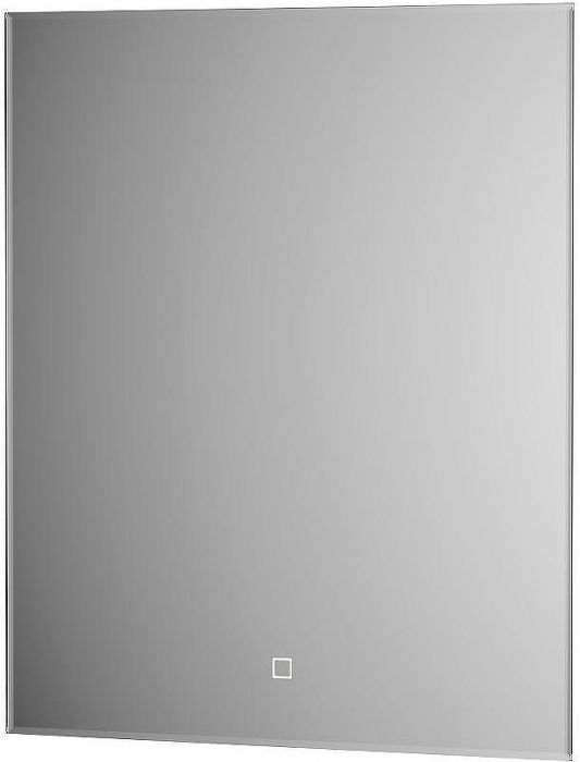 Зеркало Defesto Glow 50х60 DF 2503S с подсветкой 19W-4500К/с фацетом/Сенсорный выключатель/Нейтральный белый свет