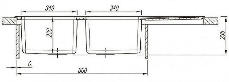 Кухонная мойка Florentina Комби-1160 21.415.E1160.107 Песочная
