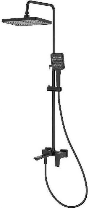 Душевая система Splenka S01.24.06 Черная матовая