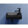 Умывальник CERAMICANOVA Element подвесной прямоугольный (чаша слева, отверстие под смеситель справа) цвет чёрный матовый CN6051LMB