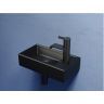 Умывальник CERAMICANOVA Element подвесной прямоугольный (чаша слева, отверстие под смеситель справа) цвет чёрный матовый CN6051LMB