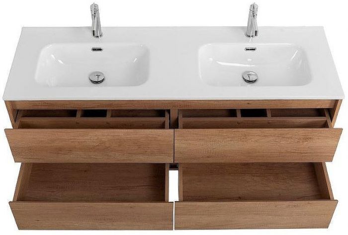Тумба под раковину BelBagno Kraft 120 KRAFT-1200-4C-SO-2-RNN подвесная Rovere Nebrasca Nature