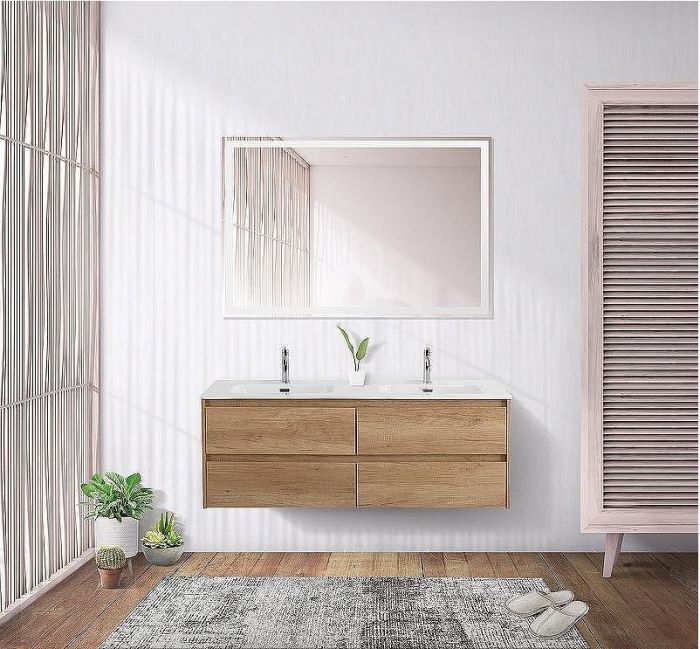 Тумба под раковину BelBagno Kraft 120 KRAFT-1200-4C-SO-2-RNN подвесная Rovere Nebrasca Nature